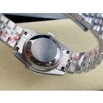 Datejust pink Roman numeral dial, silver strap 31mm