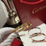 Cartier half diamond bracelet 3 colors