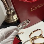 Cartier half diamond bracelet 3 colors
