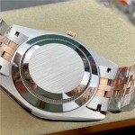 Diary series men's watch 41mm rose gold and silver two-tone strap
