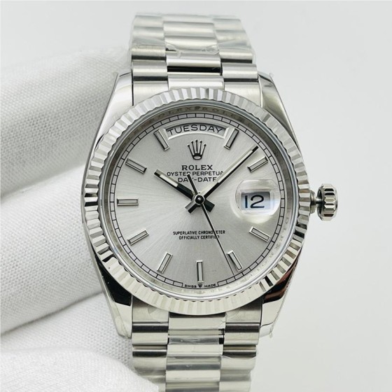 Datejust series silver dial 40mm silver strap