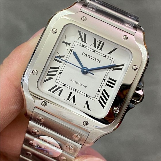 Cartier Santos 34mm mechanical watch