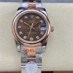 Oyster Brown Dial 31mm Double Strap