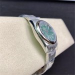 Oyster Series Dark Green Dial Silver Strap 31mm