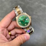 Oyster Green Dial Two-Hand Strap 31mm