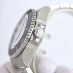 Rolex Sea-Dweller series, gradient blue dial, 44mm, silver Oyster bracelet.