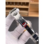 Rolex Yacht-Master series, blue dial, silver bezel, silver case, 40mm, silver Oyster bracelet.