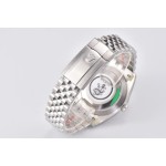 Datejust series men's watch, silver-gray dial, silver bezel, 41mm, silver five-link bracelet.
