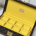 Louis Vuitton Monogram 8-Watch Hard Case (Yellow Interior)