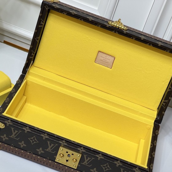 Louis Vuitton Monogram 8-Watch Hard Case (Yellow Interior)