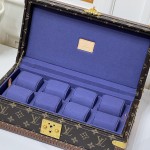 Louis Vuitton Monogram Purple Watch Trunk (8-Watch Capacity)