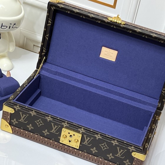 Louis Vuitton Monogram Purple Watch Trunk (8-Watch Capacity)