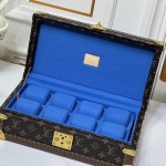 Louis Vuitton Monogram Dark blue Watch Trunk (8-Watch Capacity)