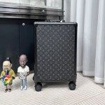 Louis Vuitton Monogram Eclipse 20-inch Rolling Carry-On Suitcase