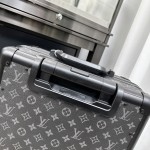 Louis Vuitton Monogram Eclipse 20-inch Rolling Carry-On Suitcase