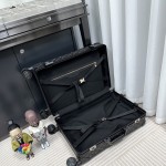 Louis Vuitton Monogram Eclipse 20-inch Rolling Carry-On Suitcase