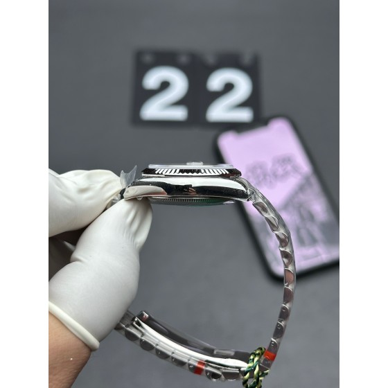 Datejust series, 31mm purple dial, silver strap
