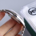 Rolex Datejust series white diamond dial silver bracelet 41mm