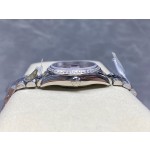 Datejust series, silver dial with diamonds, 31mm, silver bracelet.