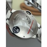 卡地亚蓝气球系列 银色表盘36mm 银色表带  机械