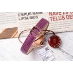 Cartier Ballon Bleu, silver dial with diamonds, 33mm, purple alligator leather strap, mechanical women's watch.