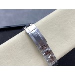 Datejust series, grey dial with diamonds, 31mm, silver strap.