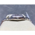 Datejust series, 31mm silver dial with diamonds, silver strap