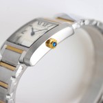 Cartier Tank Two-Tone Strap Women's Quartz Watch