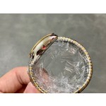Bulgari Serpentl series, white dial, gold and silver two-tone snake bezel