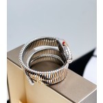 Bulgari Serpentl series, white dial, rose gold two-tone snake bezel
