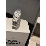 Cartier Tank series, double row diamonds, scale-patterned strap, silver color, size 23*42mm