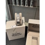Cartier Tank series, double row diamonds, scale-patterned strap, silver color, size 23*42mm