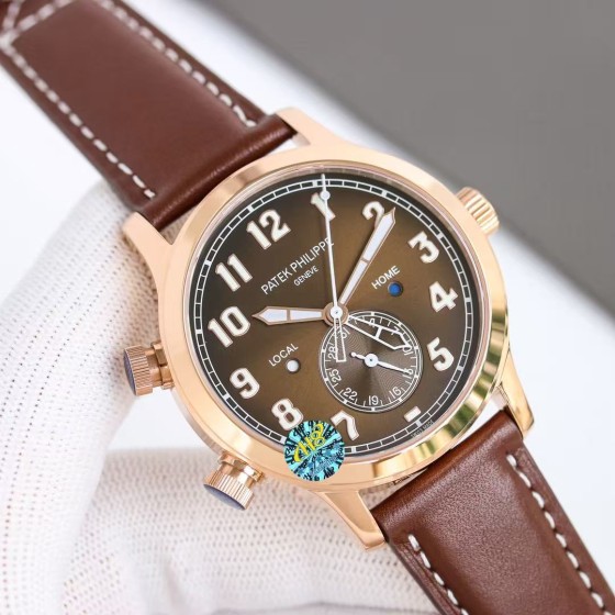 Patek Philippe Dual Time Ref. 5524 Calatrava Pilot Travel Time Watch Collection