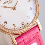 Patek Philippe Ladies' Calatrava – Dial: 34.6mm, Thickness: 9.5mm